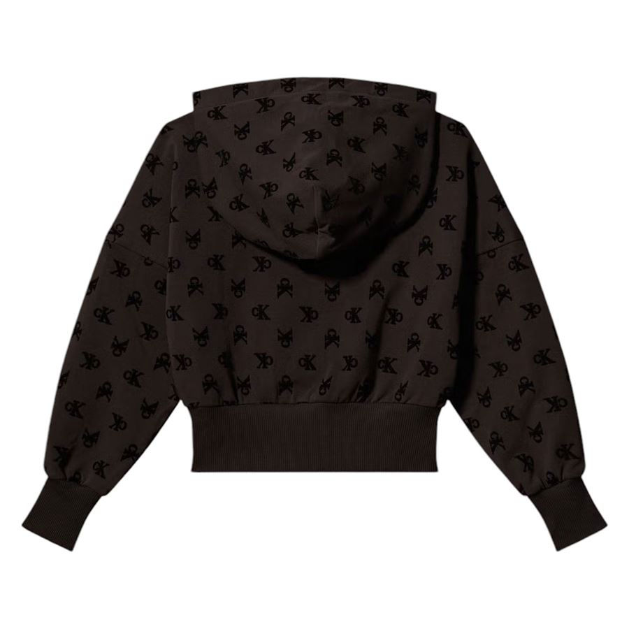 Felpa da bambina Monogram Aop Zip Through Calvin Klein | CKIG0IG025380GJ